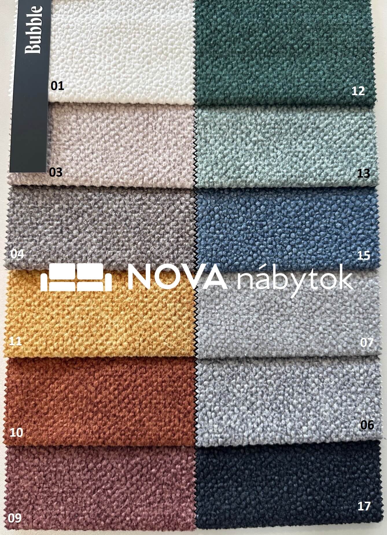 Bubble potahová látka Nábytek NOVA